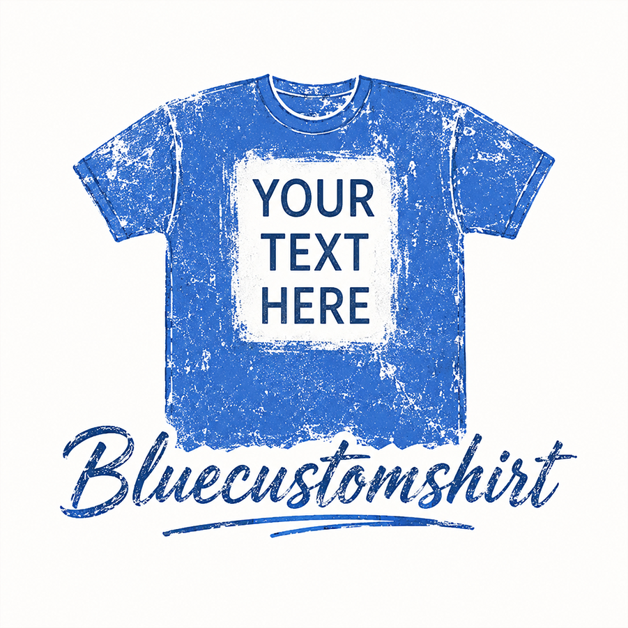 Blue Custom Shirt – Unique Personalized Apparel Online